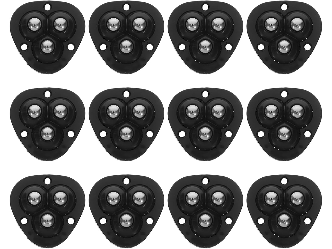 Mini rodas giratórias autoadesivas com rolamentos de esferas