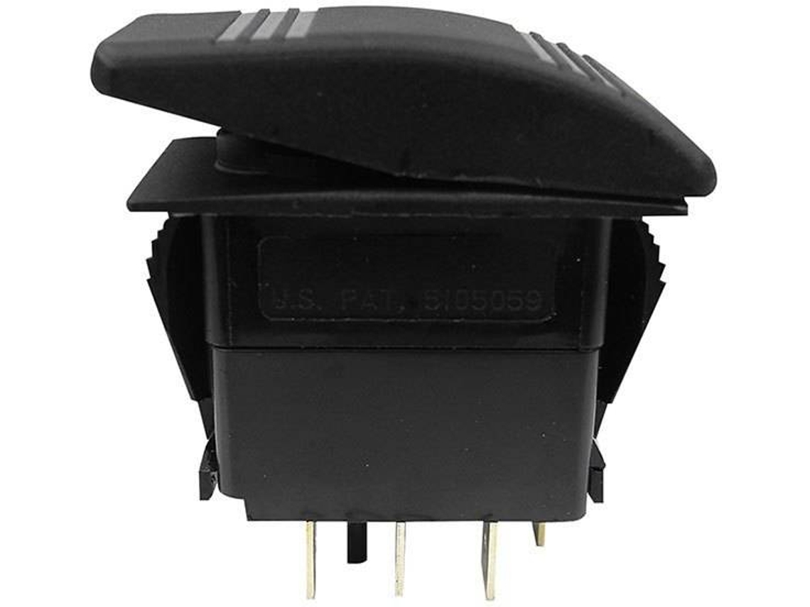 Interruptor SEACHOICE Contura Rocker Switch Illuminated Preto