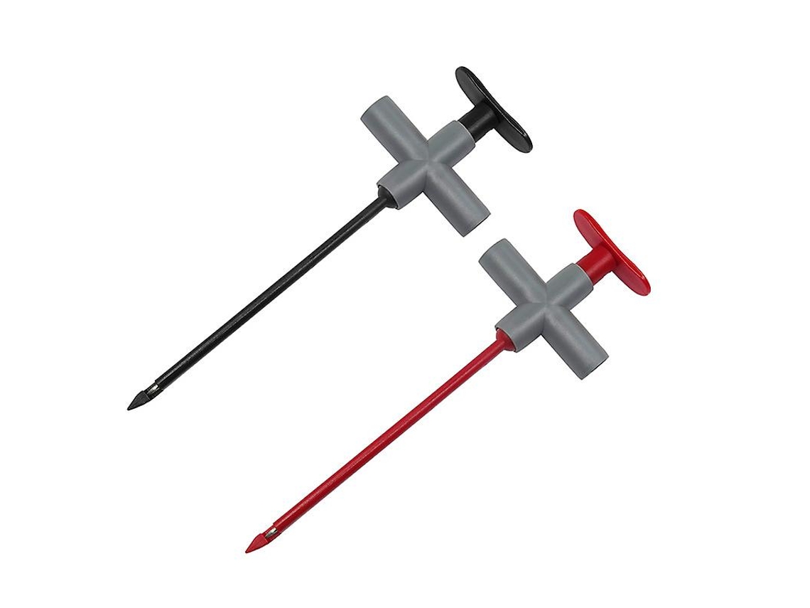 Kit Com 2 Cabos De Teste Automotivos P5010 E Clipes De Teste Para Multímetro. Aquaforge