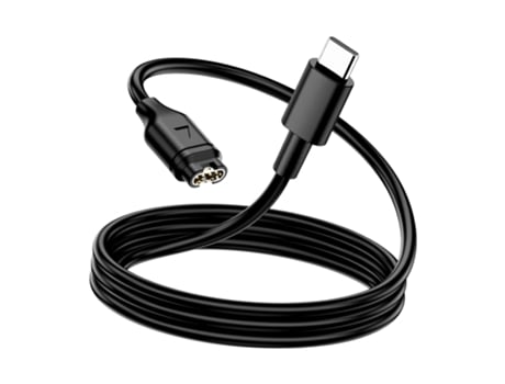 Tactical Cabo USB Garmin Fenix ??????5/6/7 Comprimento 54cm Preto