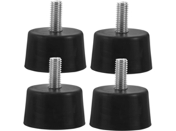 Doitool Conjunto De 4-niveladores Borracha Ajustáveis Para Móveis, Resistentes, Para Mesas, Cadeiras E Sofás, Protegem O