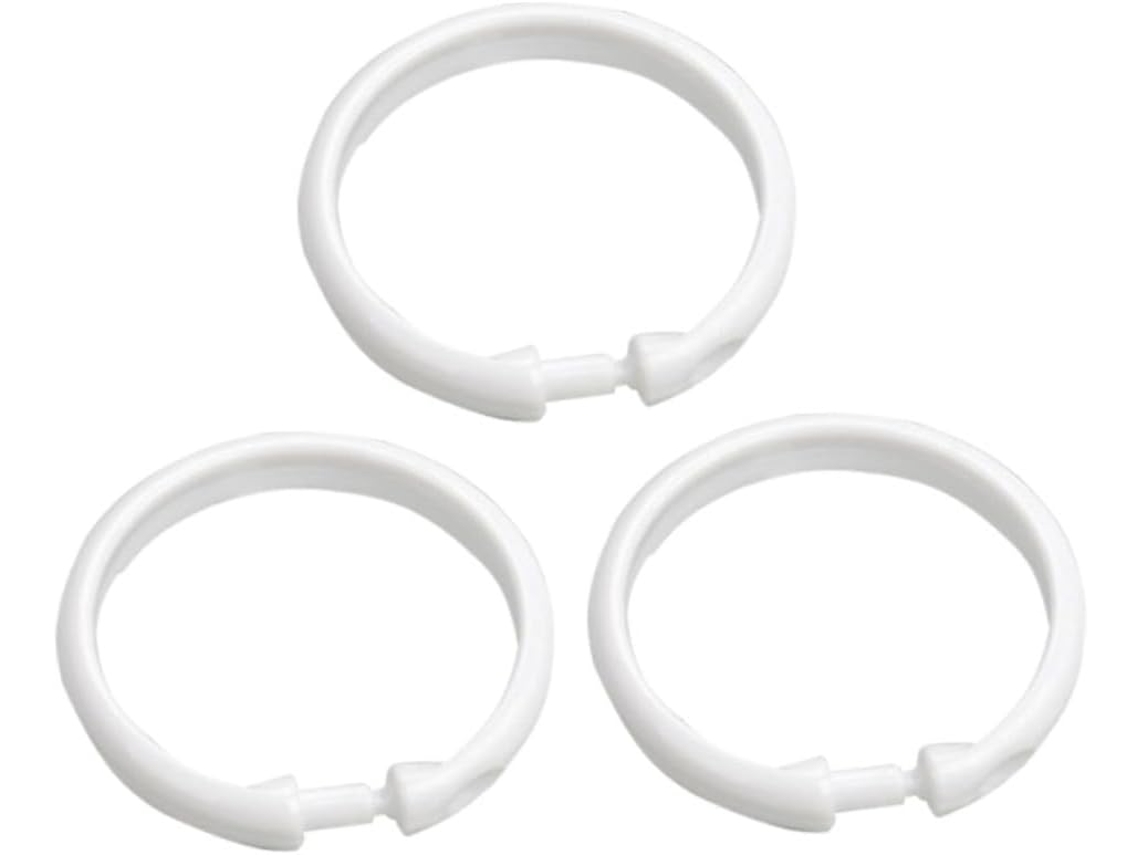 Conjunto Plástico para Banheiro Argolas