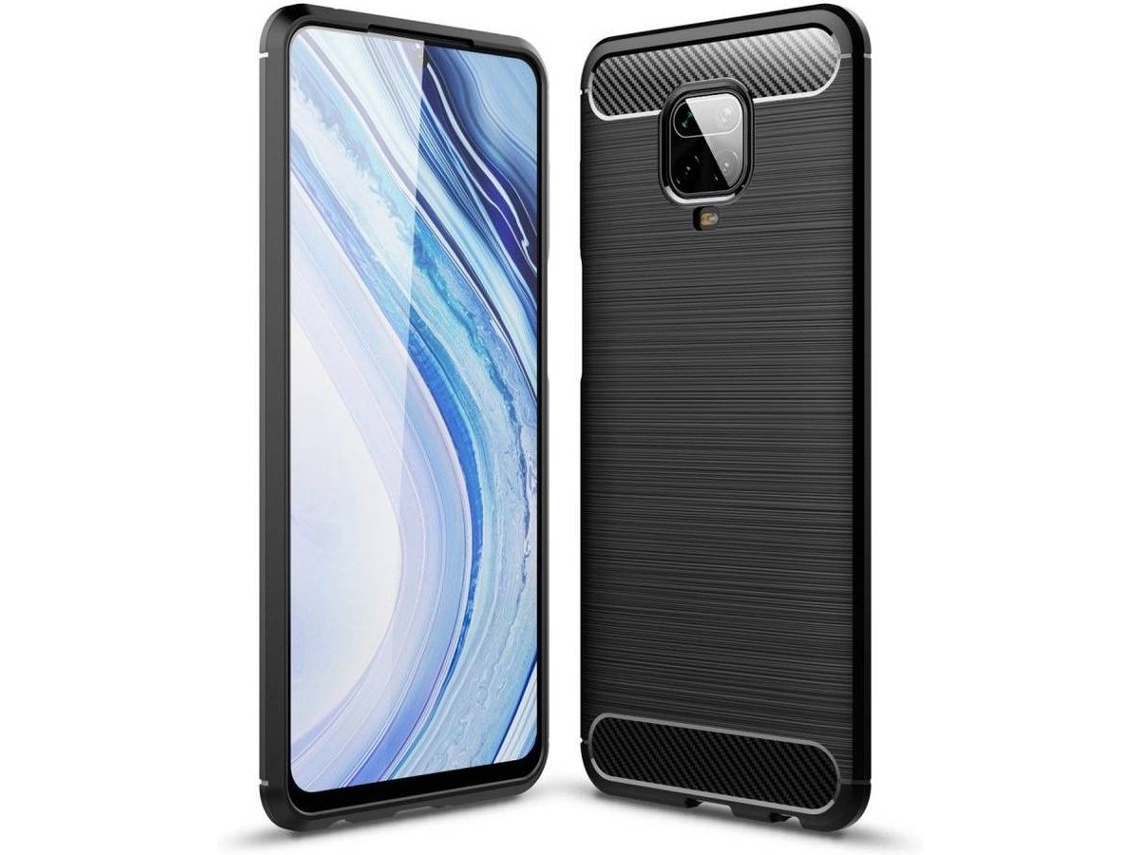 Capa + Película Xiaomi Redmi Note 9 Pro»Max»9S HFS-HOUSE Carbone Preto