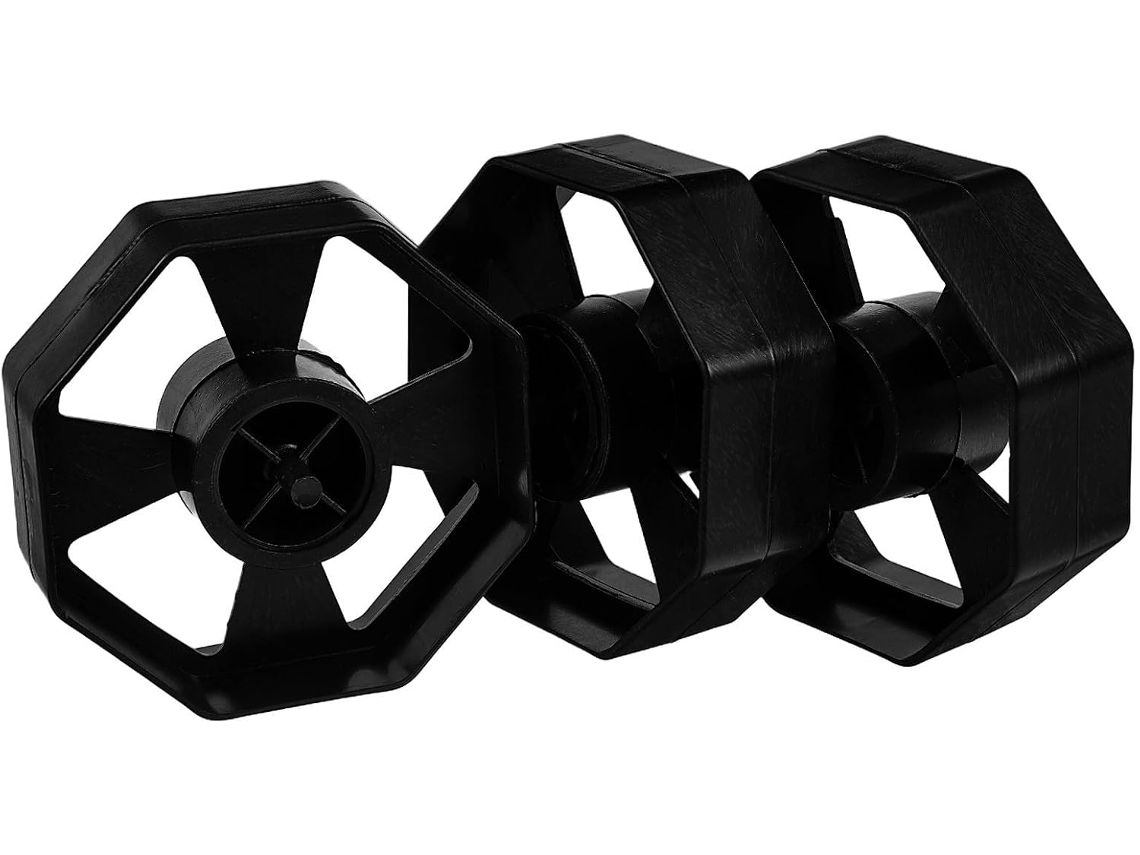 Suporte Para Fita Adesiva Nuobesty Em Plástico Com Núcleo, Dispensador De Fita Adesiva Preto, Estrutura Leve E Móvel Com
