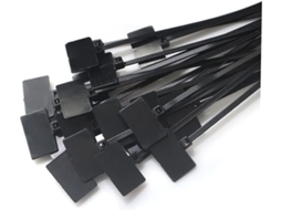 Pacote Com 250 Abraçadeiras De Nylon Para Cabos Elétricos Com Etiquetas (4 Unidades).