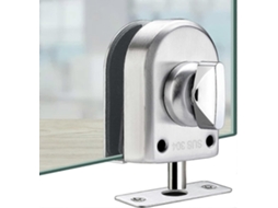 Cerradura de porta de vidro em aço inox S/MARCA
