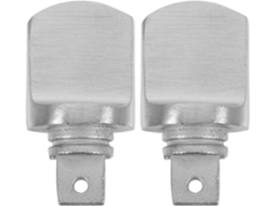 Conjunto De 2 Maçanetas Aço Inoxidável Mipcase Com Trava Segurança Reforçada Para Casa, Quarto E Banheiro