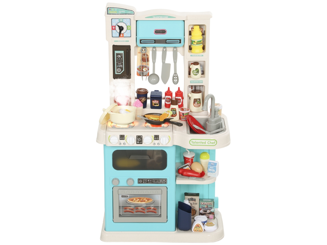 Conjunto De Cozinha Infantil 92 Peças, Verde, 3 6 Anos