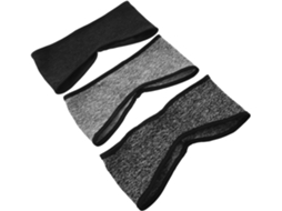 Conjunto de 3 faixas de cabelo femininas com protetores Orelha, ideais para esportes.