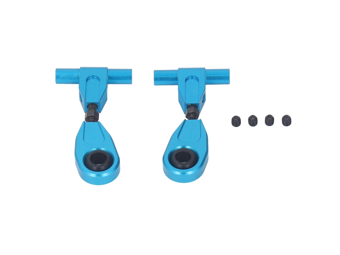 Par De Braços Superiores De Suspensão Dianteira Alumínio Esquerda Direita Para Carro Rc Tamiya 1/10 Tt02 Peças De Reposição