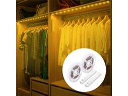 Luz Noturna Led de Modo Duplo com Sensor de Movimento, Fita Led Flexível com Sensor de Movimento BRILVIBERA