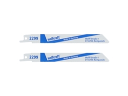 2299000 2 Hojas De Sierra De Sable Bim, Metal, Basto, L150 Wolfcraft