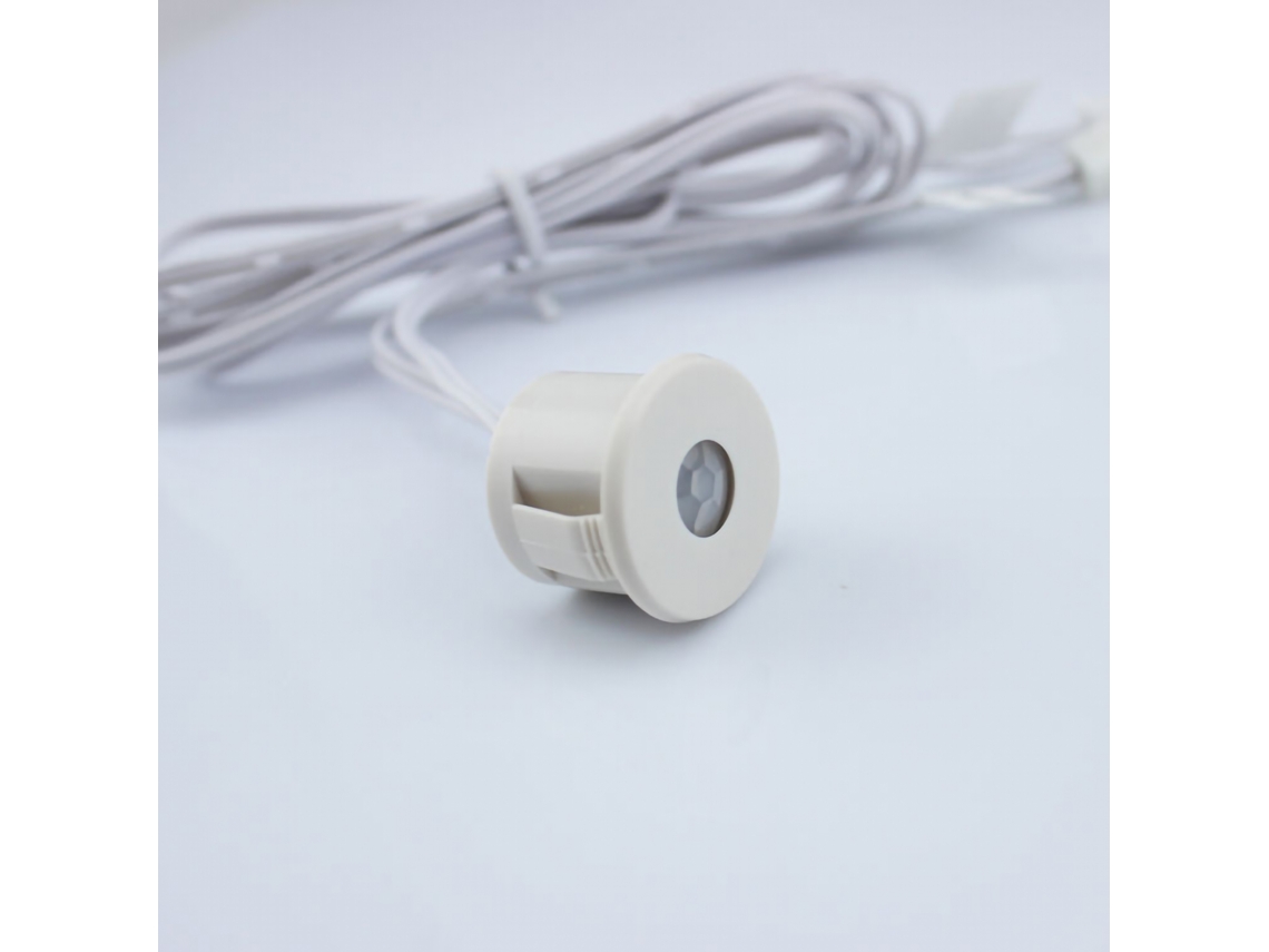 Rebe-interruptor De Inducción Pasiva Corporal Humana Ângulo Cónico De 120° 3-12vdc Plug Rápido Branco