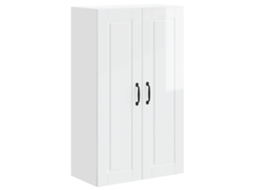 Armário de Cozinha com Porta Branco Brilhante 60x31x100 cm MAISON EXCLUSIVE