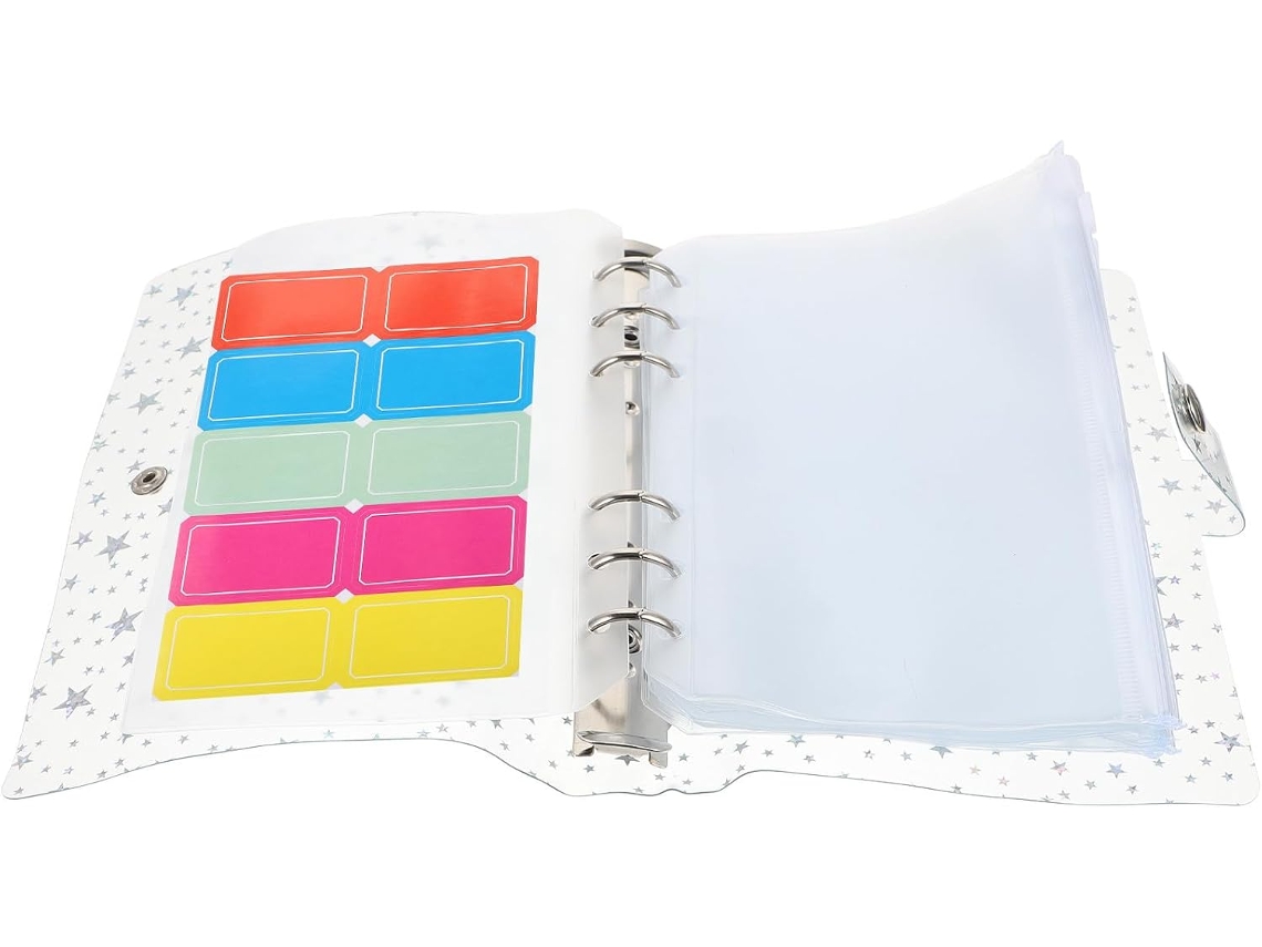 Bestonzon Caderno, Pasta e Envelopes, Design Compacto e Portátil, 9 Sacolas, Ideal para Casa, Escola e Presentes