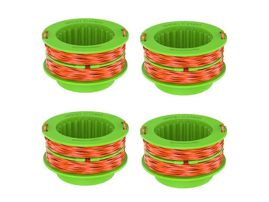 Conjunto De 4 Bobinas De Linha As1300 Para Cortador De Grama Ego Power+ De 15 Polegadas (modelos St1500, St1500-s E St1502).