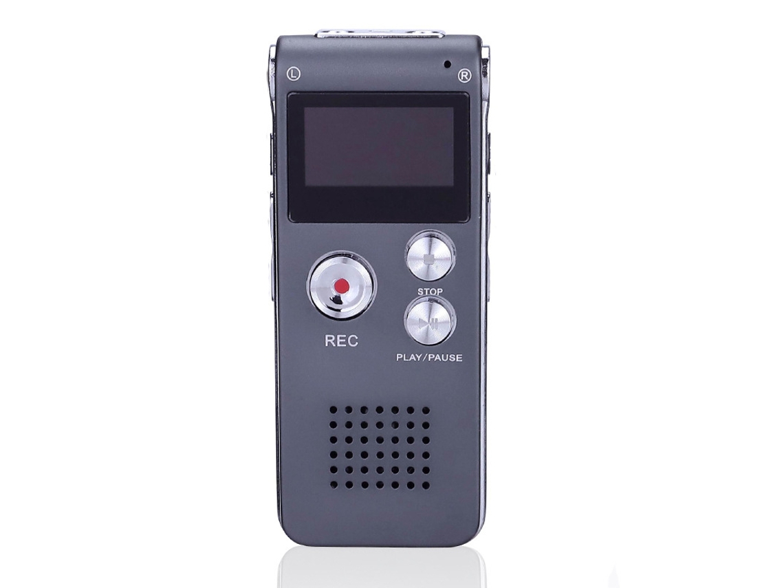 Voz Digital Profissional De 32 Gb Mini Gravador De Voz Recarregável Com Áudio Digital Multifuncional E Reprodução De Mp3cinza*
