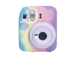 Capa Protetora de Silicone Macio para Fujifilm Instax Mini 12 Azul Escuro Roxo XIAOMOYU