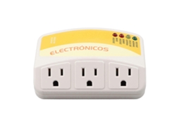 Régua De Energia Com 3 Tomadas, Proteção Contra Surtos E Sobrecarga, 1440w, Para Eletrodomésticos. Olysi Shop