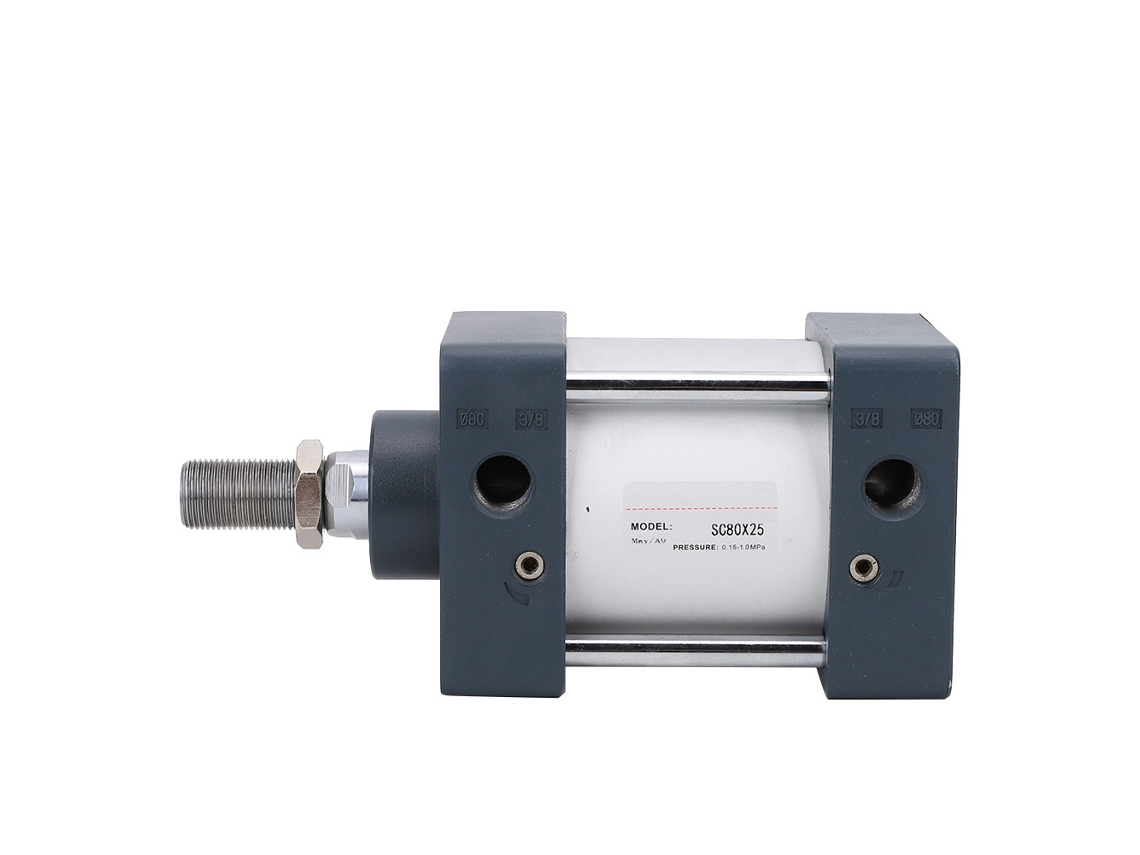 Laxiscreed Cilindro De Alumínio De Ação Dupla Ø80mm Com Curso De 25mm Para Portas Resistentes