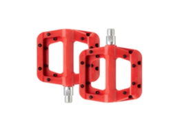 Pedal De Bicicleta 9/16 Polegada Aumentado Antiderrapante Fibra De Nylon Para Mountain Bike Vermelho