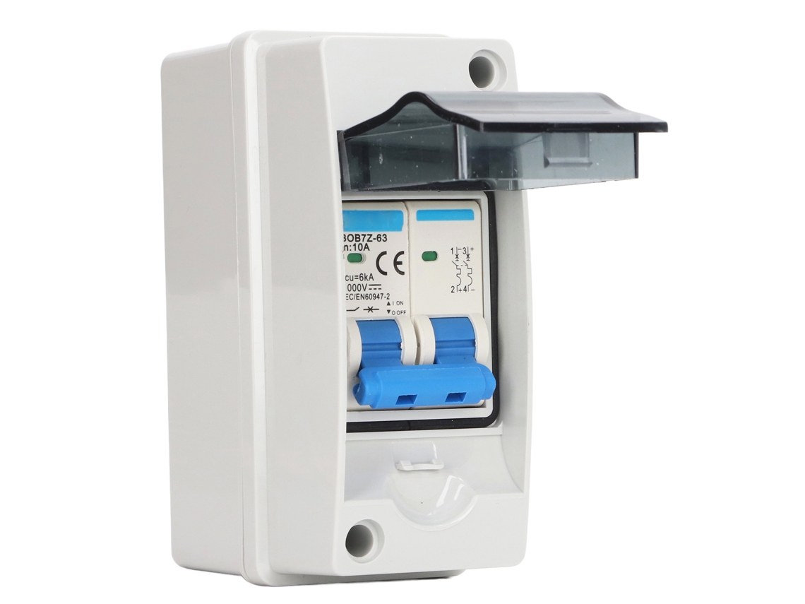 Disjuntor Mcb Caixa Combinadora Pv 1000v Dc Ip65