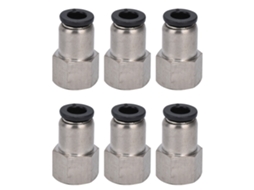 Conector Reto Neumático Fêmea Rápido 4-m5