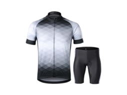 Conjunto Mali de Roupa de Ciclismo, Homem, Jersey Manga Curta e Calções com Espuma, MTB