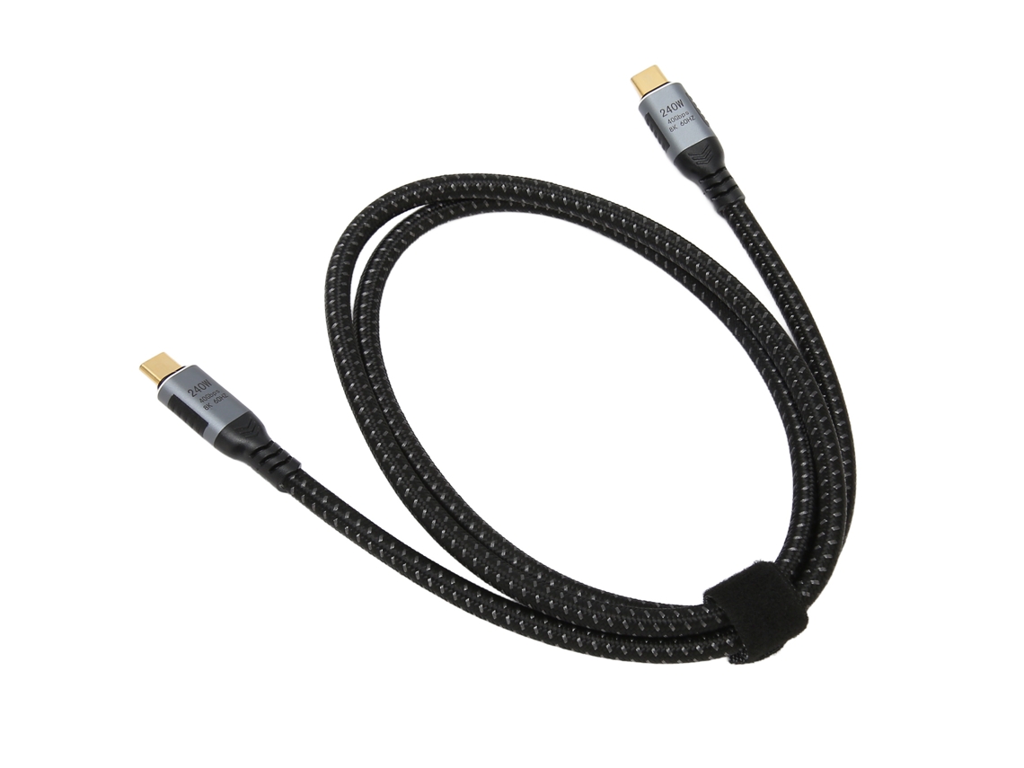2026zentro-cabo De Dados Usb 4.0 Gen 3 40gbps 240w Carregamento Rápido Suporta 8k 60hz Tipo C Para C 50cm