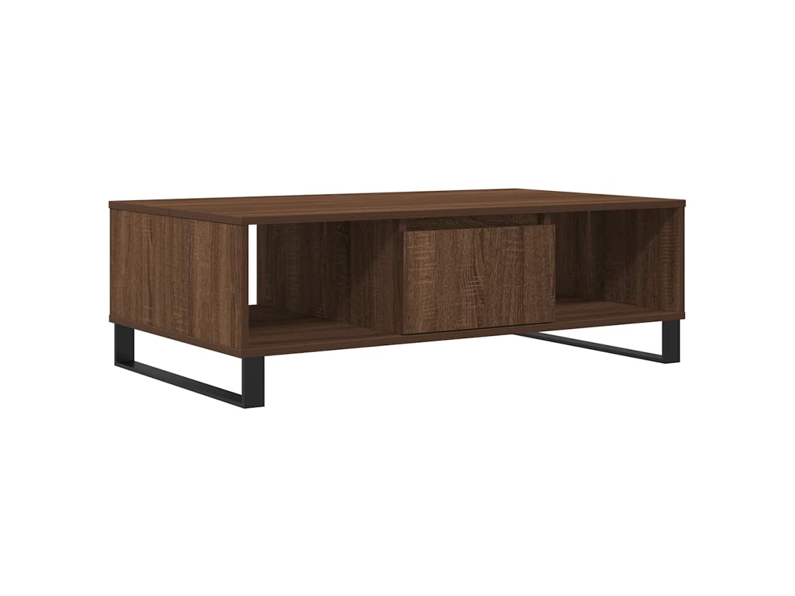 Mesa de Centro Carvalho Castanho MAISON EXCLUSIVE Derivados de Madeira 104x60x35 cm