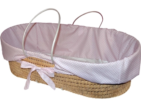 Capa para Alcofa  Lunare Algodão (85x51x23.50 cm - Rosa)