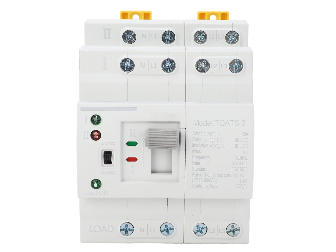Interruptor de Transferência Automática Dupla 4p 10a 220vac para Hospital S/MARCA