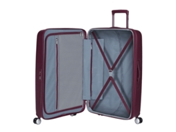 At Mala De Viagem Grande 77cm 4r Exp. Soundbox Cereja Silvestre American Tourister