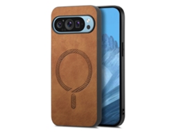 Capa Hibbent Magnética Para Google Pixel 11 (marrom)