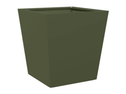 Vaso de jardim VIDAXL Verde Aço (40 x 40 x 40 cm)