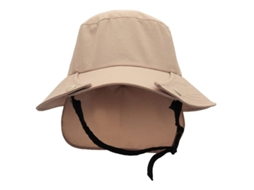 2026-gorra De Cubo De Surf Com Proteção Uv Unissex Com Correia De Barbela Impermeável E Aleta Rígida (caqui)