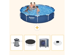 Bestway Piscina Bestway Steel Pro Redonda - 366x76 Cm - 5-peças S175
