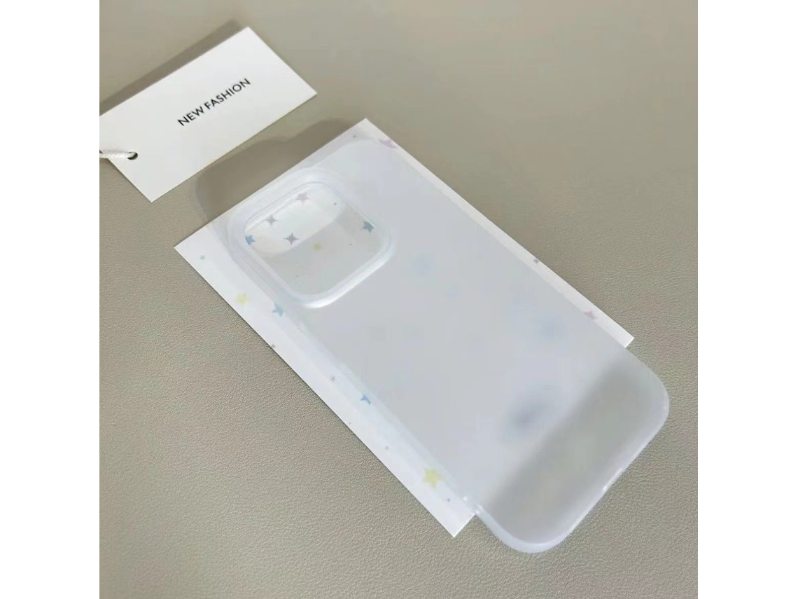 Conjunto De 2 Capas Transparentes Com Efeito Degradê Fosco Para Iphone 17.
