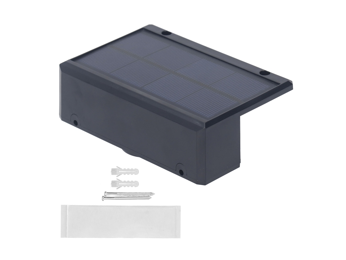 Lâmpada Solar Externa Ip65 Super Brilhante para Jardim Degraus Pátio Caminho Parede