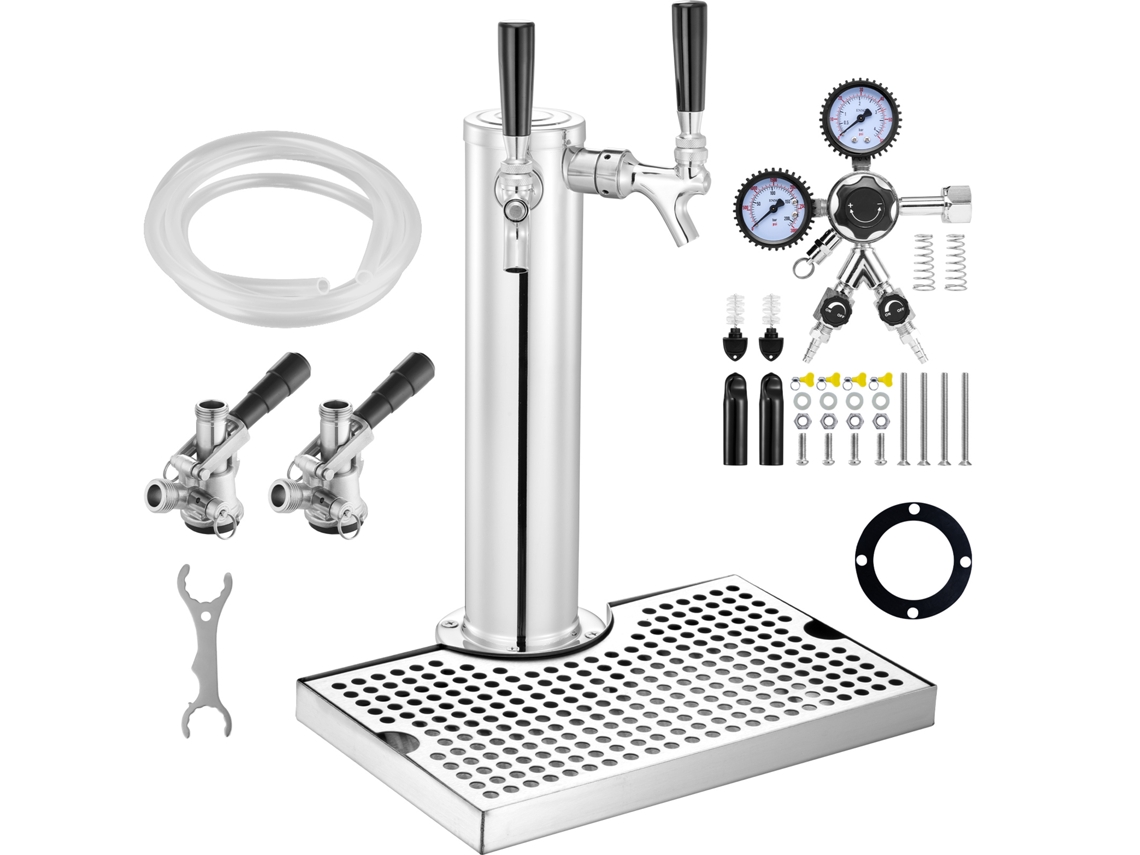 Kit De Barril De Cerveja Succebuy Double Tap: Sistema S E Antiderramamento