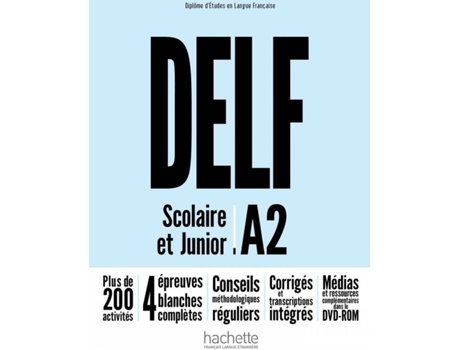 Manual Escolar Delf A2 Scolaire Et Junior + Dvd de Mous