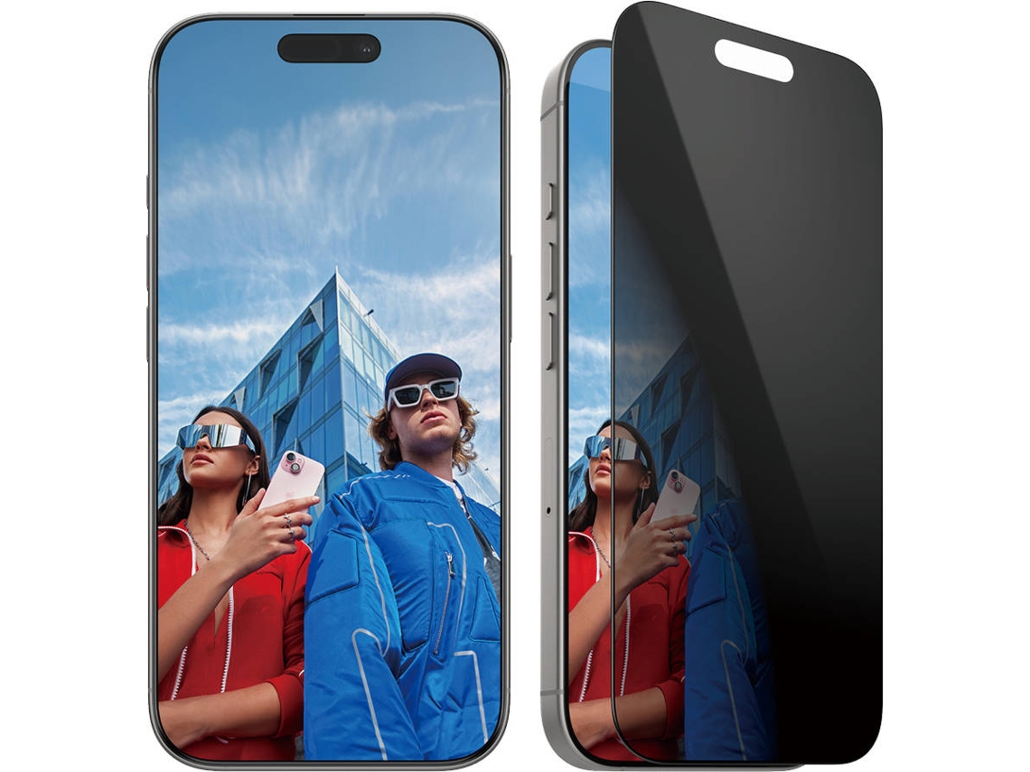 Película de Vidro para Ecrã Privacidade PANZERGLASS iPhone 16 Pro 2024 6.3'' - Ultra-Wide Fit
