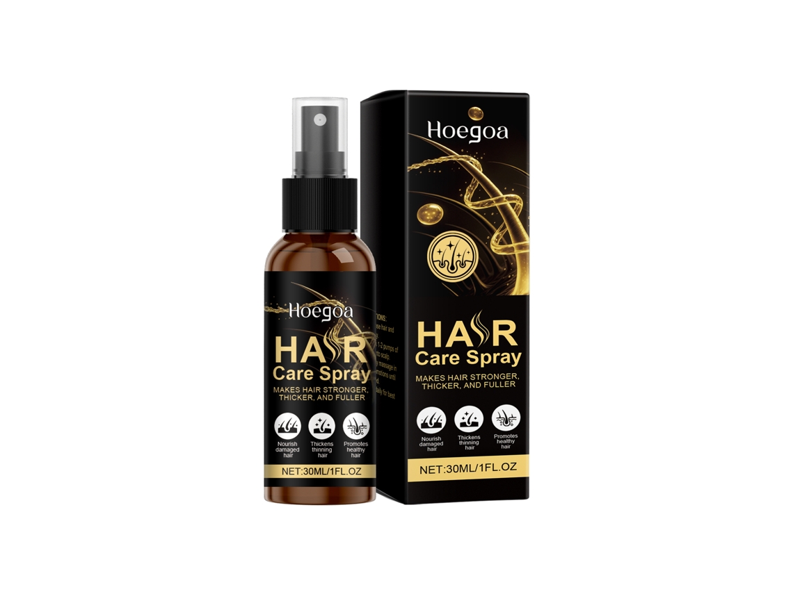 Spray Capilar LAXISCREED Hoegoa de Nutrição Suave para Cabelo Liso, Brilho Natural e Uso Diário