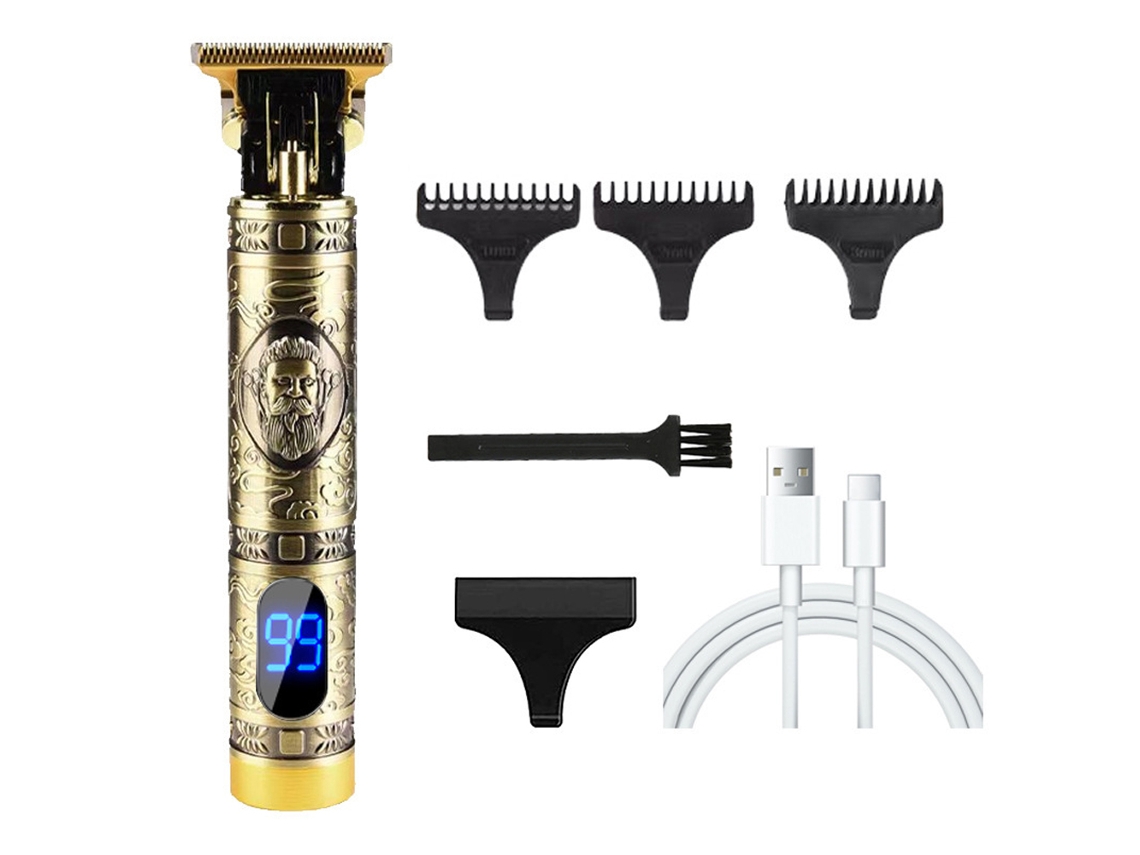 Máquina de Cortar Cabelo para Homens Aparador de Cabelo para Barbeiros Aparador Profissional Forros de Barba para Homens JEDBESETZT