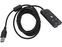 Adaptador de Placa de Som Usb SFUSHOS com indicador led para gamers Cloud Ii Series X/s
