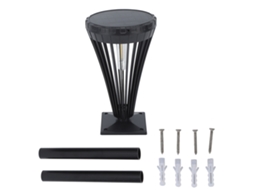 Lâmpada Solar Para Gramado Ip65 À Prova Dágua, Resistência A Altas Temperaturas, Bateria De 2200 Mah, Lâmpada Automática Para Decoração De Jardim