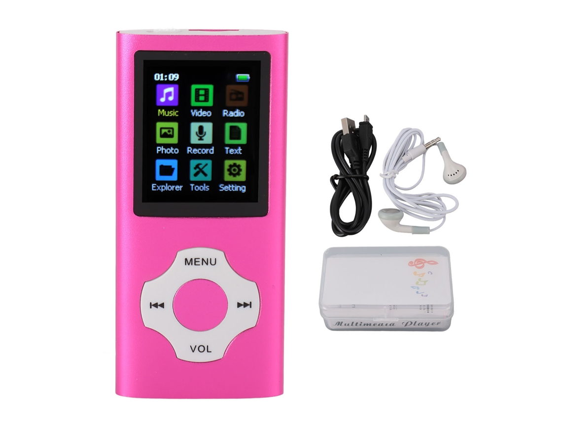 Walkman MP3 com leitura de e-book, tela 1,8 polegadas | EOOCOO