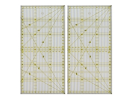 Regras para Costura Duplas Cores Transparentes 11.8x5.9x0.1in