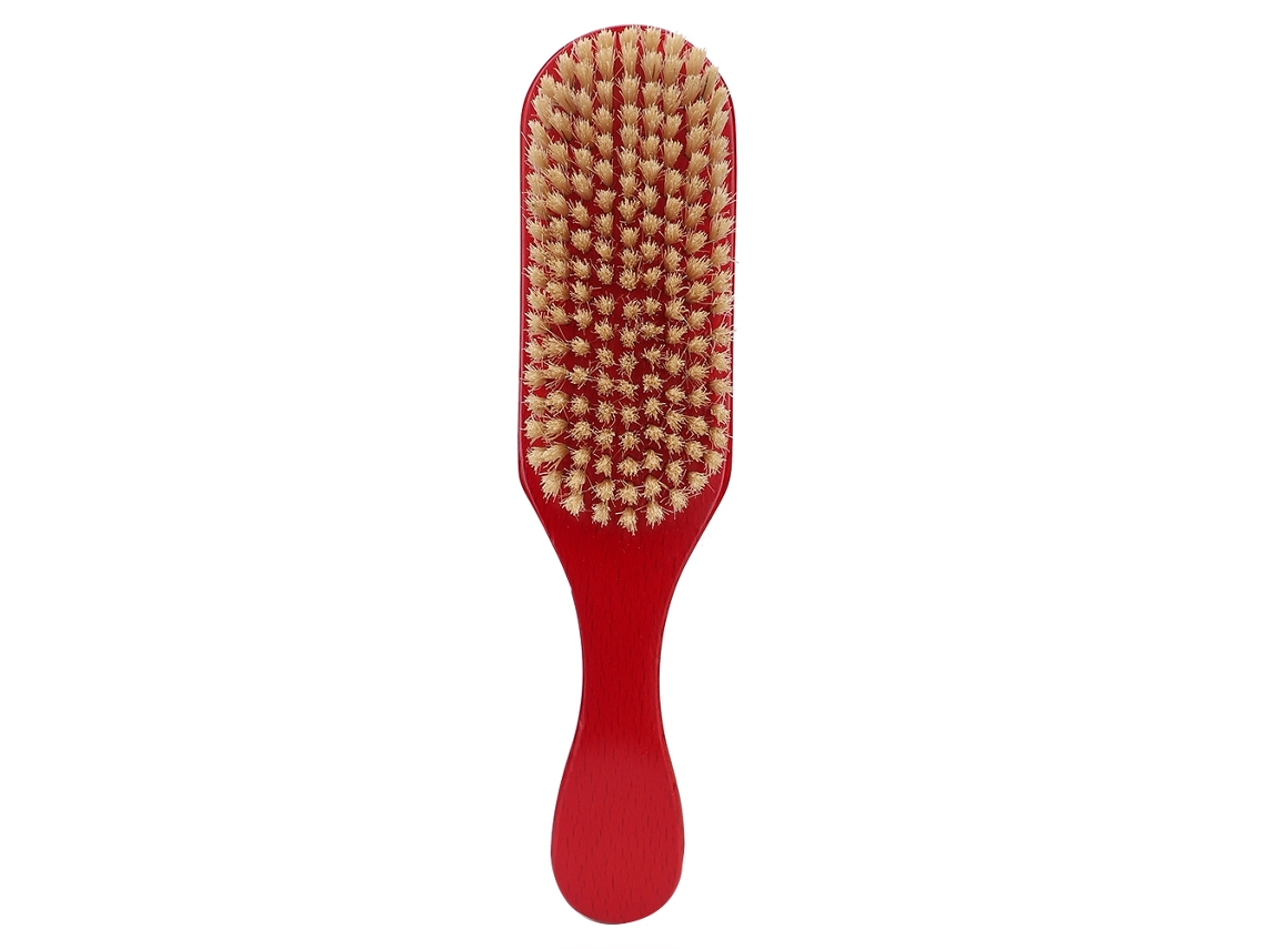 2026-pincel E Pente De Barba Pente De Cabelo Para Homem Com Cabo Para Penteado E Forma (vermelho)