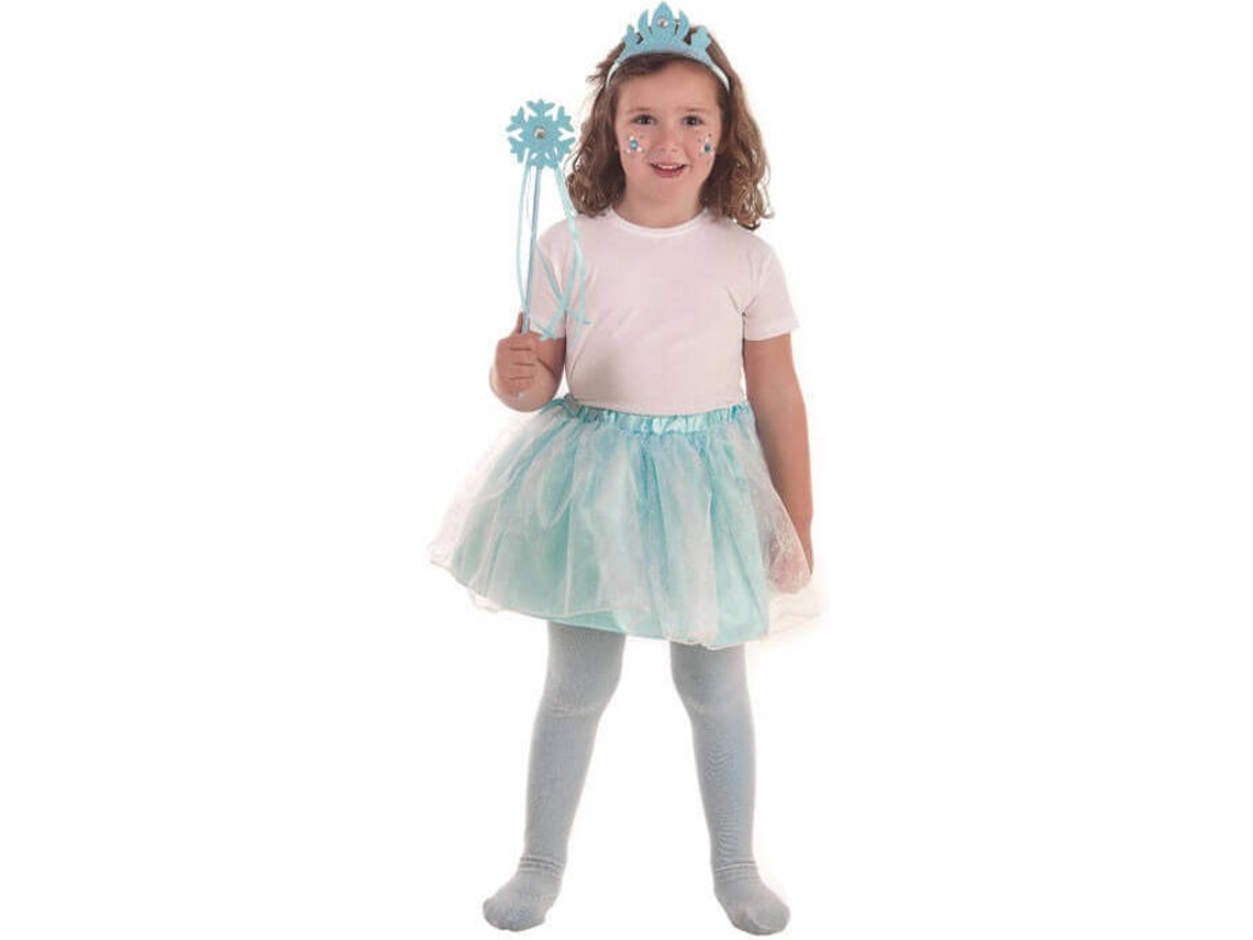 Fato de Menina DISFRAZZES Princesa Do Gelo Azul (Tam: 3 a 6 anos)